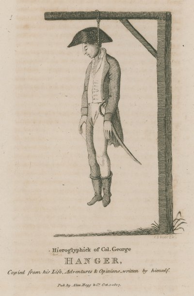 Hieróglifo do Coronel George Hanger de English School