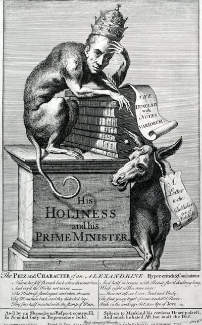 Sua Santidade e Seu Primeiro Ministro, 1729 de English School
