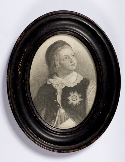 Sua Majestade Presente Guilherme IV aos 14 anos de idade, c.1830-37 de English School