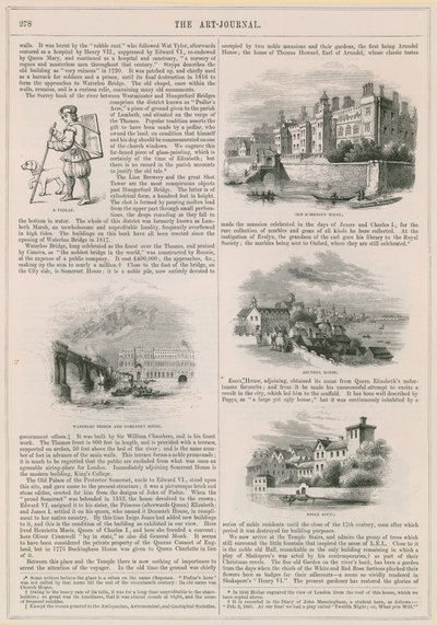 Casas históricas no Tamisa de English School