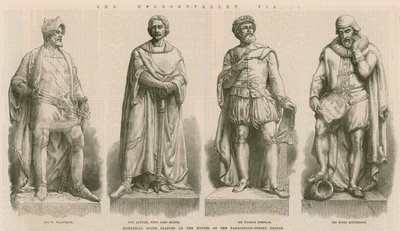 Estátuas de pedra históricas de English School