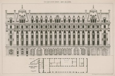 Holborn Viaduct Hotel, Londres de English School
