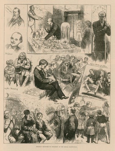 Palestras de férias para crianças na Royal Institution, Londres de English School
