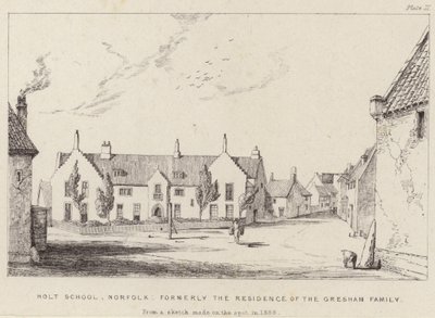Holt School, anteriormente a residência da família Gresham de English School