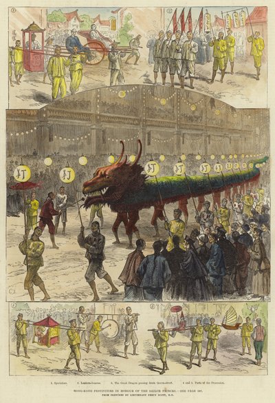 Festas de Hong Kong em homenagem aos príncipes dos marinheiros de English School