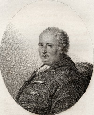 Horatio Walpole, gravado por Geremia, ilustração de &39;Um catálogo de autores reais e nobres, volume IV&39;, publicado em 1806 de English School