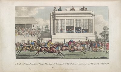 Corrida de cavalos em Ascot, de 
