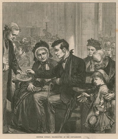Hospital de domingo: Ação de Graças do convalescente de English School