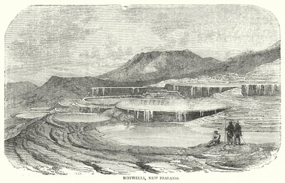 Hotwells, Nova Zelândia (gravura) de English School