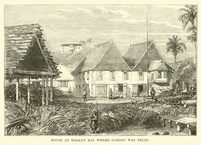 Casa em Morant Bay, onde Gordon foi julgado de English School