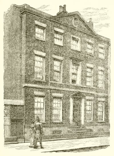 Casa em Rodney Street, Liverpool, onde nasceu o Sr. Gladstone de English School