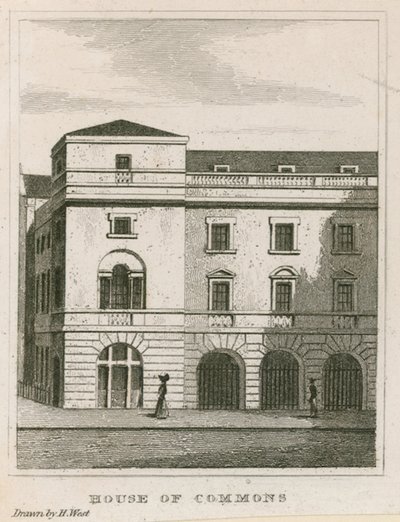 Câmara dos Comuns, Westminster, Londres de English School