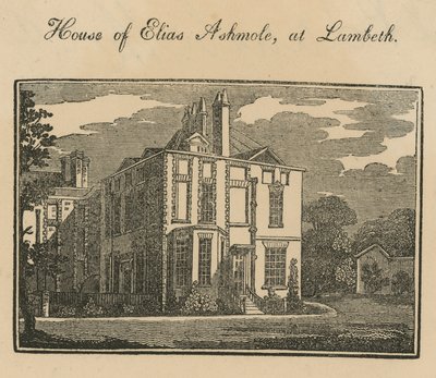 Casa de Elias Ashmole em Lambeth de English School