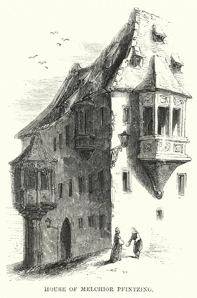 Casa de Melchior Pfintzing (gravura) de English School