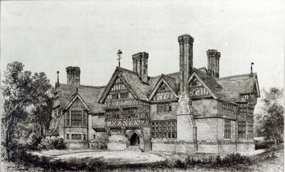 Casa recentemente erigida em Harrow Weald, de &39;The Building News&39;, 6 de setembro de 1872 de English School