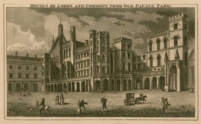 Casas dos Lordes e Comuns do Antigo Pátio do Palácio de English School