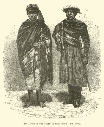 Hova espiões da rainha de Madagascar, malgaxe de English School