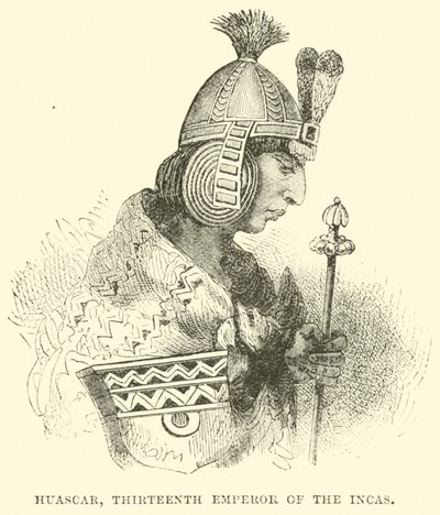 Huascar, décimo terceiro imperador dos Incas de English School