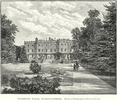 Hughenden Manor, Buckinghamshire (gravura) de English School