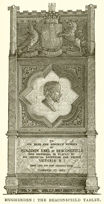 Hughenden: O Tablet da Beaconsfield de English School