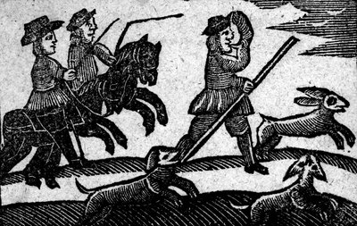 Cena de Caça, de &39;Um Livro de Baladas Roxburghe&39; de English School
