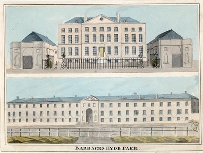 Hyde Park Barracks, Londres (wc no papel) de English School