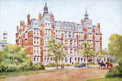 Hyde Park Hotel, Londres (cor litho) de English School