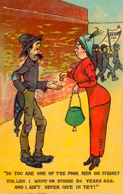 Eu entrei em greve há 30 anos, e nunca cedi ainda (cor litho) de English School