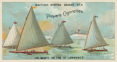 Barcos de gelo no São Lourenço (chromolitho) de English School