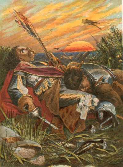 Ilustração para elegia de Gray de English School