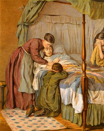 Ilustração para elegia de Gray de English School