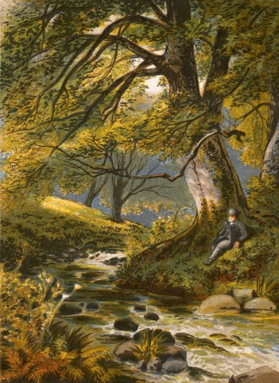 Ilustração para elegia de Gray de English School