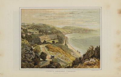 Ilustração para o Guia de Torquay (cromolitografia) de English School