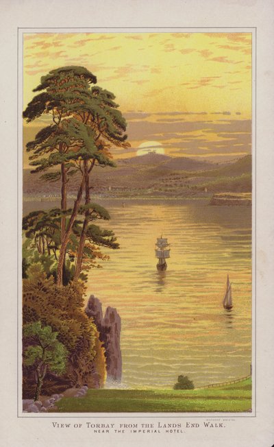 Ilustração para o guia de Torquay de English School