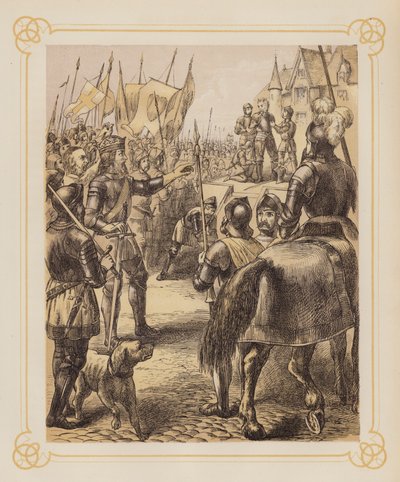 Ilustração para a Guerra Santa de John Bunyan (litografia) de English School