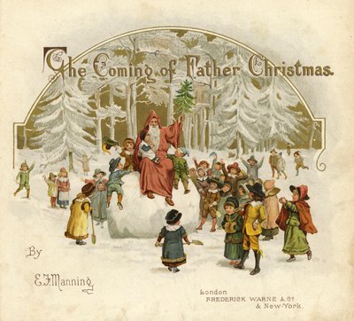 Ilustração para a vinda do pai Natal de English School