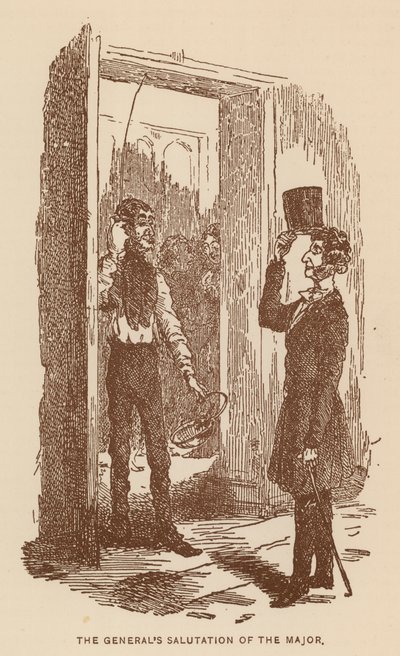 Ilustração para "The History of Pendennis" de Thackeray (litografia) de English School