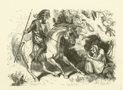 Ilustração para A História de Sir Thomas Thumb (gravura) de English School