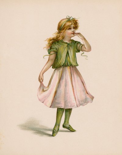 Ilustração para A Linguagem das Flores (chromolitho) de English School