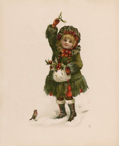 Ilustração para A Linguagem das Flores (chromolitho) de English School