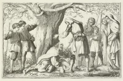 Ilustração para o progresso dos peregrinos por John Bunyan de English School