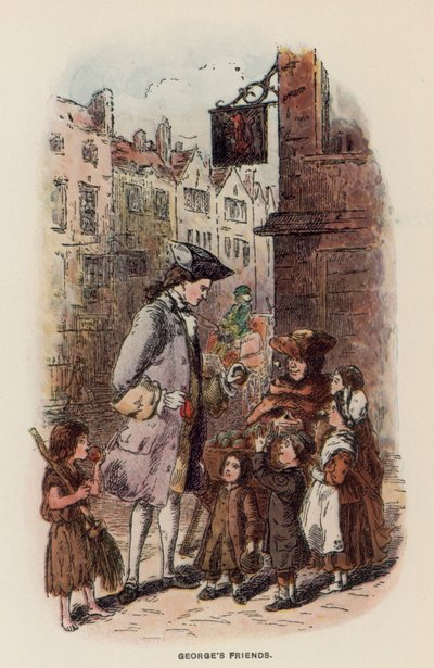 Ilustração para os virginianos por Thackeray de English School