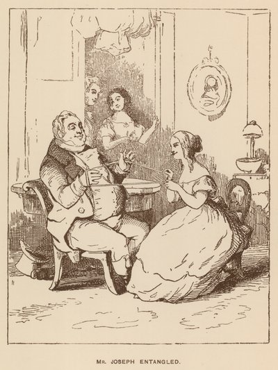 Ilustração para a Vanity Fair de Thackeray (litho) de English School