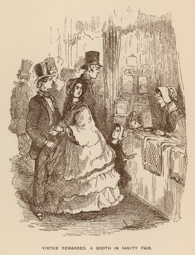 Ilustração para Vanity Fair por Thackeray de English School