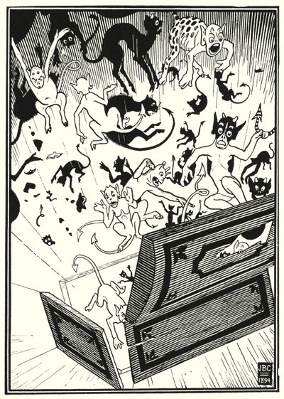 Ilustração para As Aventuras do Barão de Munchausen (gravura) de English School