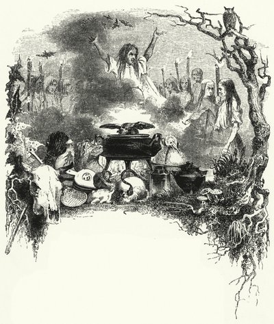 Ilustração para o ballet, La Sylphide (gravura) de English School