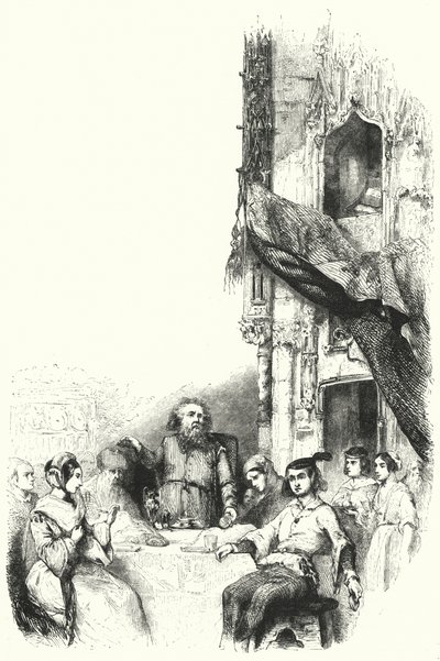 Ilustração para a ópera La Juive de Fromental Halevy (gravura) de English School