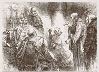 Ilustração da História do Protestantismo por James Aitken Wylie (1808-1890), pub. 1878 de English School