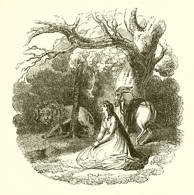 Ilustração do Faery Queene de English School