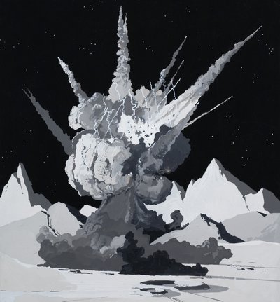 Ilustração para a história de Arthur C Clarke de English School